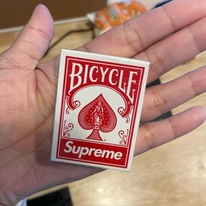 Supreme x Bicycle mini deck of cards